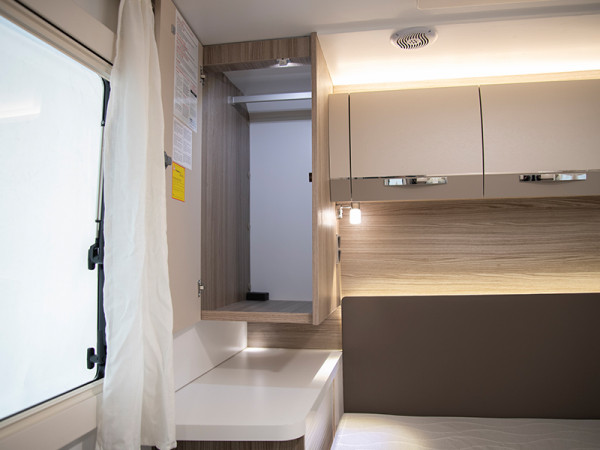 Benimar Mileo 294 Bedroom Storage