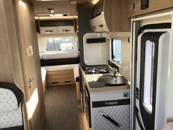 K yacht 95 front to rear