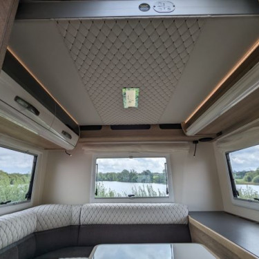 K Yacht 80 Rear Lounge with lower bed option