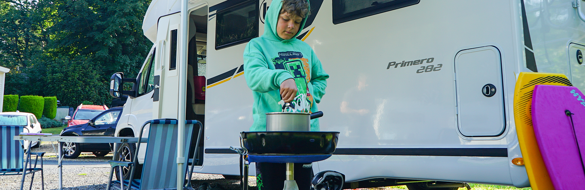 Motorhome and Caravan Camping