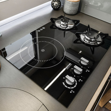 Dual fuel hob