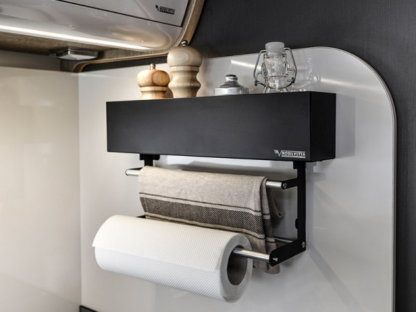 Kitchen roll and towel holder